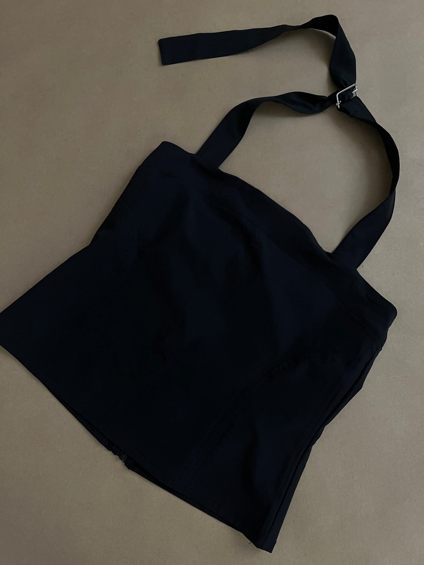 Adjustable Zipped Halter Top