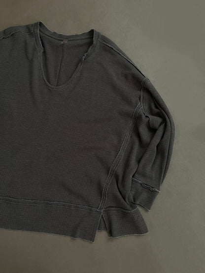 Oversized Waffle Top