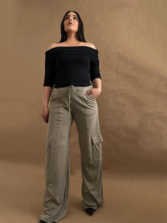 Organic Cotton Blend Cargo Pant